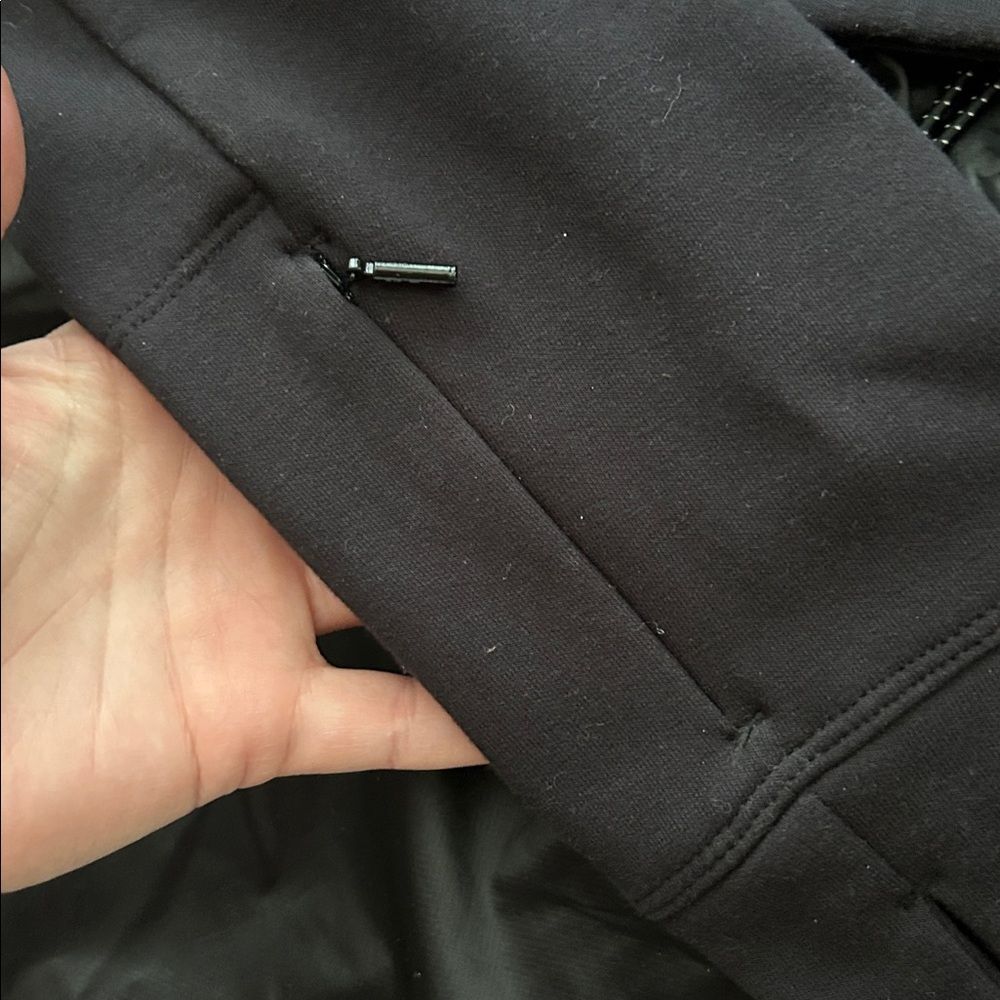 Athleta Black Windy Point Hooded Jacket Size S - Picture 11 of 13
